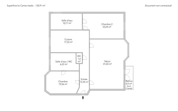 Appartement Paris 18 e - LAMARCK CAULAINCOURT / JULES JOFFRIN