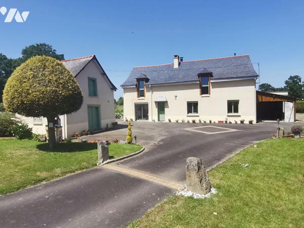 GEVEZE, Maison de 134 m² avec dépendances et terrain de 1700 m² env.