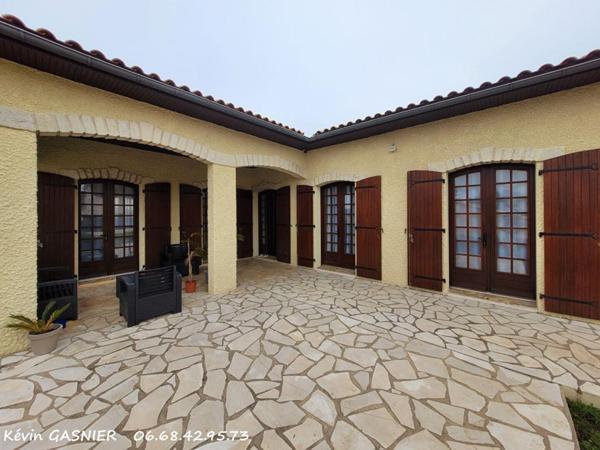 RUELLE SUR TOUVRE (16660) : Maison de plain pied de 157m2