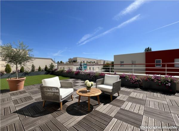 Appartement 3 chambres terrasse 50 m² dernier étage