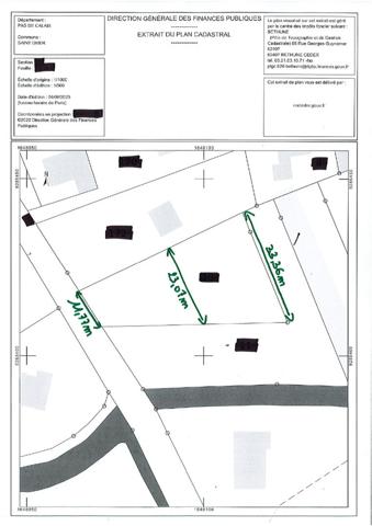 Terrain constructible -1140 m² - SAINT OMER