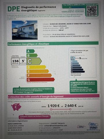 Maison type nantaise 160m² + garage