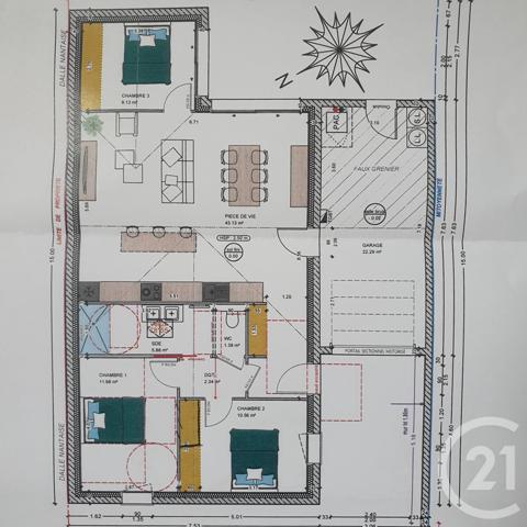 Maison à vendre  4 pièces - 84,10 m2 CHALLANS - 85