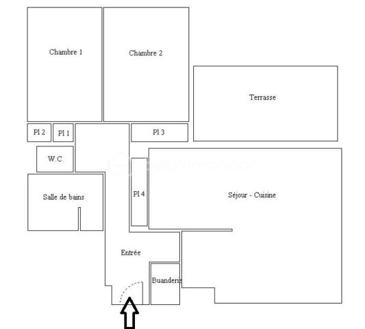 Appartement de 77,80 m²