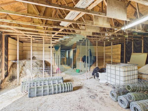 Pouilly-sur-Loire (58150) Longère en bois 300m2, 5 chambres, chenils, boxes à chevaux sur 2 hectares clos entre champs et forêt
