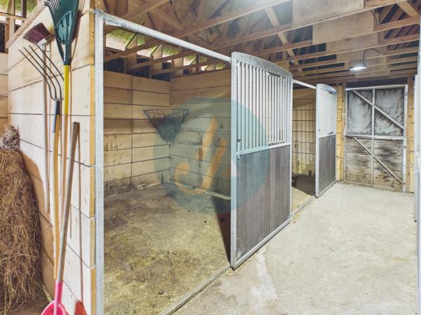 Pouilly-sur-Loire (58150) Longère en bois 300m2, 5 chambres, chenils, boxes à chevaux sur 2 hectares clos entre champs et forêt