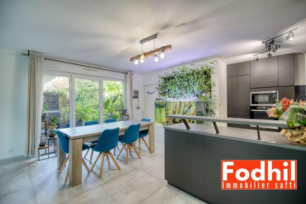 Appartement 4 pièces 82m² avec terrasse et jardin- Parking en sous-sol.