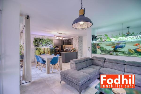 Appartement 4 pièces 82m² avec terrasse et jardin- Parking en sous-sol.