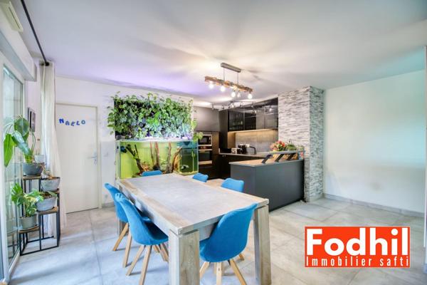 Appartement 4 pièces 82m² avec terrasse et jardin- Parking en sous-sol.