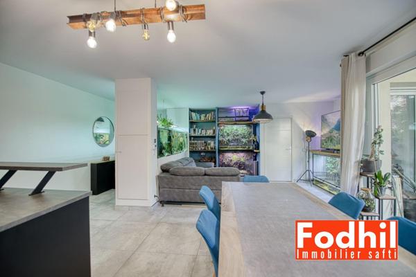 Appartement 4 pièces 82m² avec terrasse et jardin- Parking en sous-sol.