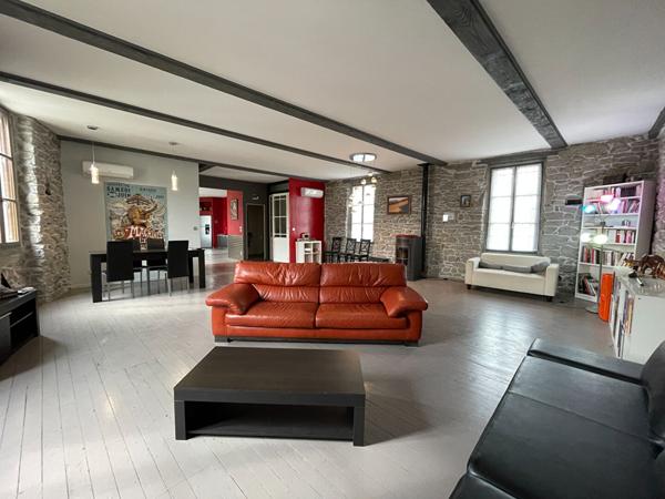 Location maison loft rénovée avec 4 chambres grand garage vue sur la Cité et terrasse à Carcassonne