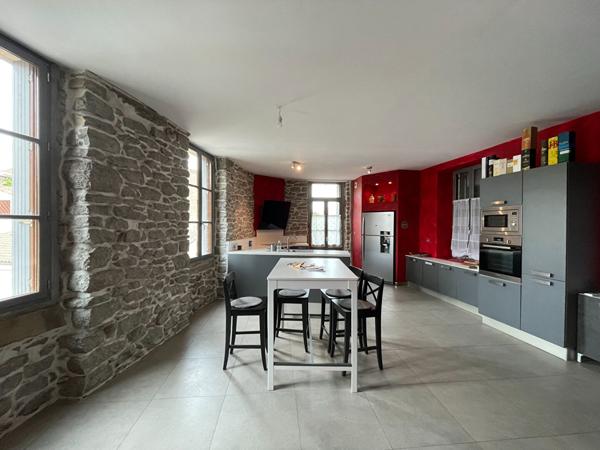 Location maison loft rénovée avec 4 chambres grand garage vue sur la Cité et terrasse à Carcassonne