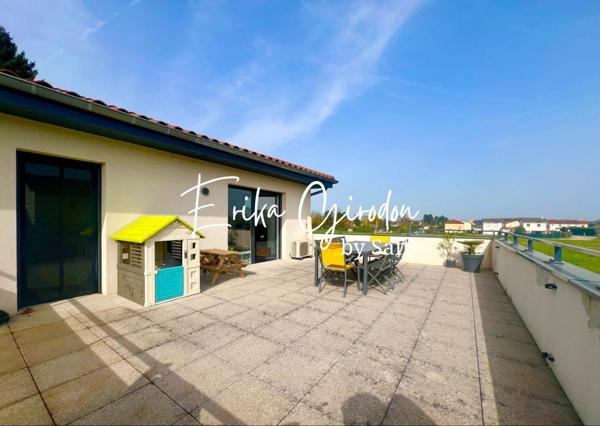 Exceptionnel T4 en dernier étage avec terrasse XXL et garage