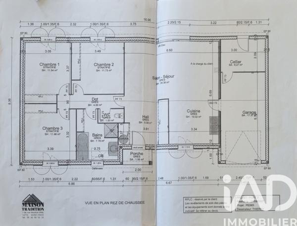 Maison à vendre 4 pièces 100 m² Ruelle-sur-Touvre