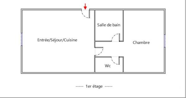 Location appartement 2 pièces 34,82 m² Cagnac-les-Mines