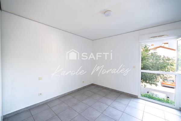 PERPIGNAN, DANS BELLE RESIDENCE, T3 AVEC PLACE DE PARKING PRIVE