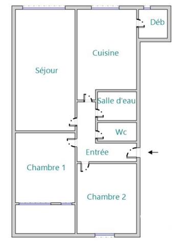 Location appartement 3 pièces 56 m² Saint-Cyr-l'École