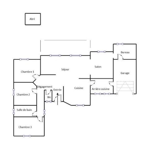 Pavillon de plain pied hors lotissement