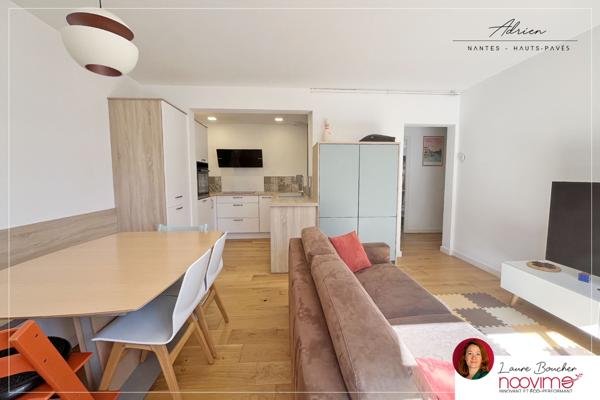 3 pièces en dernier étage avec balcon au calme du quartier Hauts-Pavés