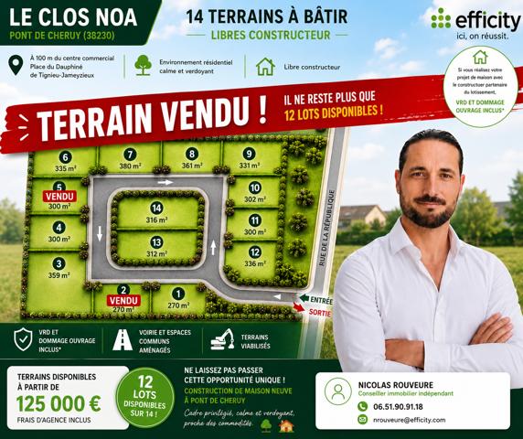 Terrain
        
        - 300 m² 130 000 € *
