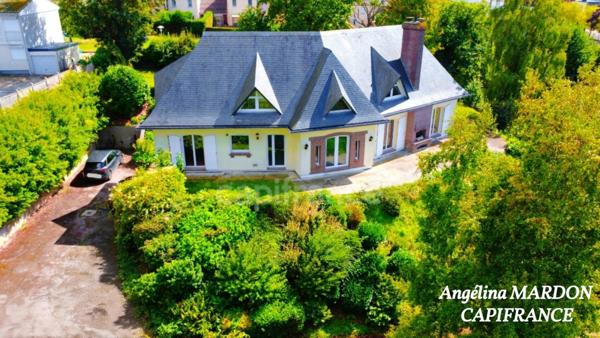 BOLBEC - Maison d’architecte T6 avec vie de plain-pied – 169 m² habitables + 110 m2 de sous sol