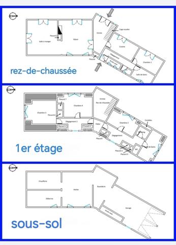 BOLBEC - Maison d’architecte T6 avec vie de plain-pied – 169 m² habitables + 110 m2 de sous sol