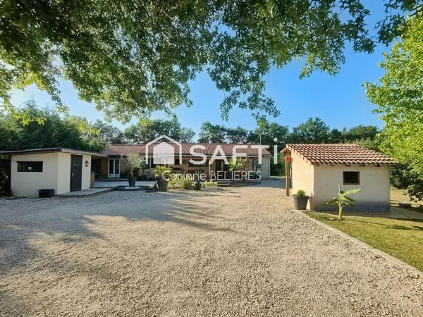 Maison lumineuse avec piscine - terrain de 2000m² avec dépendances