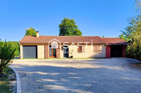 Maison lumineuse avec piscine - terrain de 2000m² avec dépendances