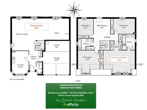 Maison 7 pièces - 209 m²