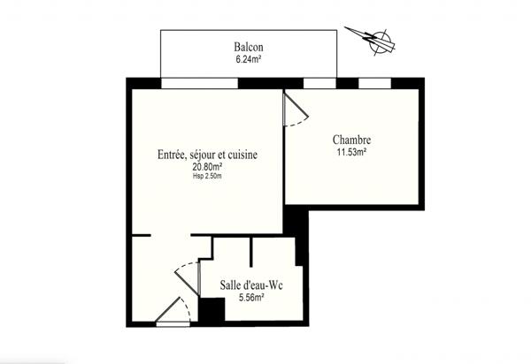 Appartement à vendre 2 pièces 38 m² Meudon