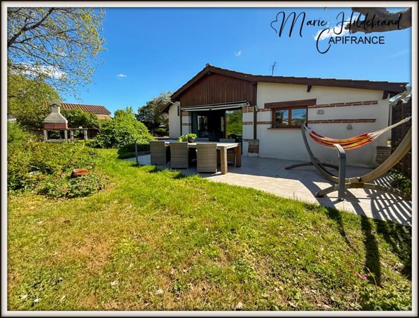 VALENCE D’AGEN – Maison 127 m² – Lumineuse – Espaces Atypiques – Terrasse -Jardin et Double Garage