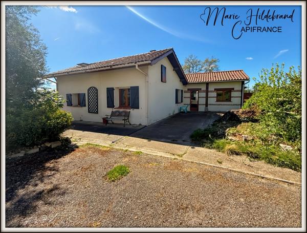 VALENCE D’AGEN – Maison 127 m² – Lumineuse – Espaces Atypiques – Terrasse -Jardin et Double Garage