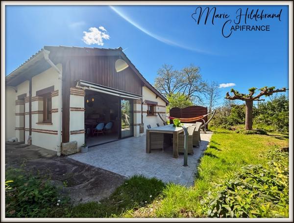 VALENCE D’AGEN – Maison 127 m² – Lumineuse – Espaces Atypiques – Terrasse -Jardin et Double Garage