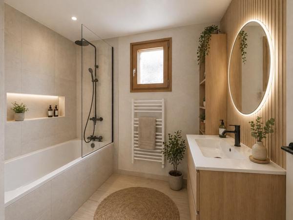 Maison de plain-pied – 3 chambres – Double garage – Environnement calme