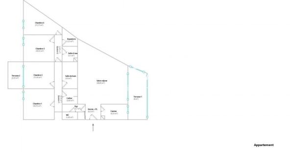 Saint-Raphaël – Centre-ville, appartement de 105 m²