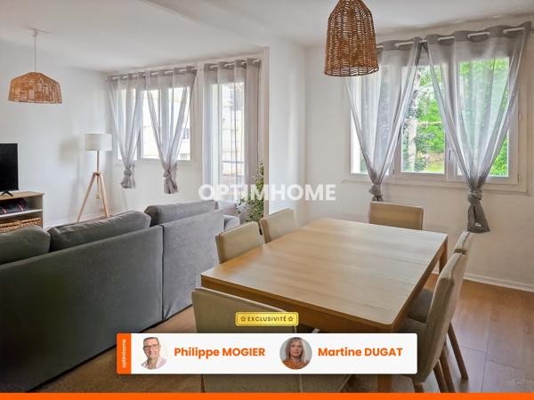 Appartement rénové, T3 avec 2 chambres, parking et cave à VICHY