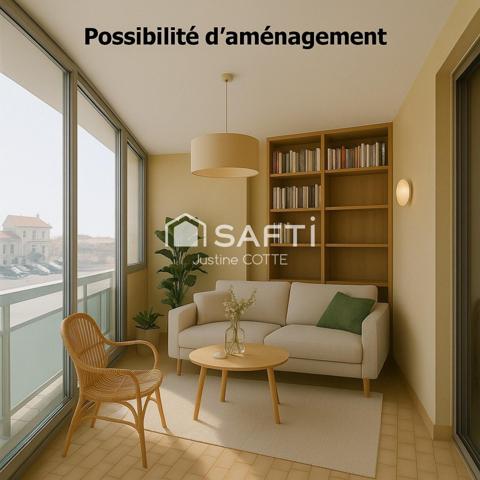 34 200 Sète – T4 traversant avec loggia, balcon et parking