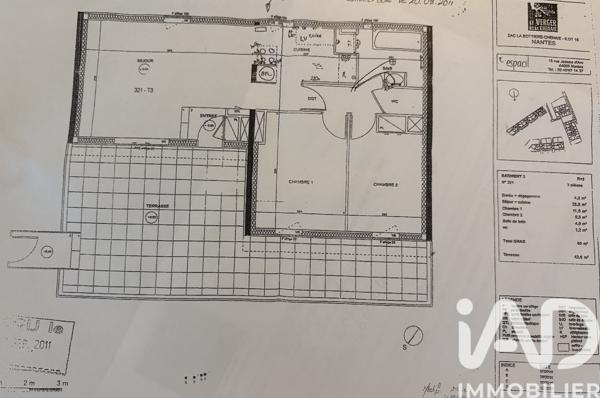 Appartement à vendre 3 pièces 60 m² Nantes