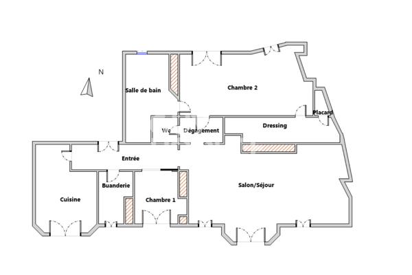 Appartement familial rue du Rendez-Vous