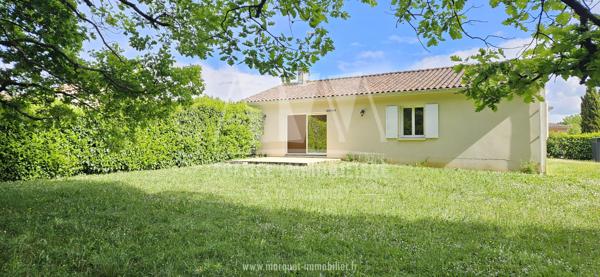 PAVILLON DE PLAIN-PIED T4 AVEC GARAGE - ISLE D'ESPAGNAC
