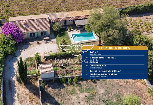 Frontignan La Peyrade – Villa de 143 m² avec piscine