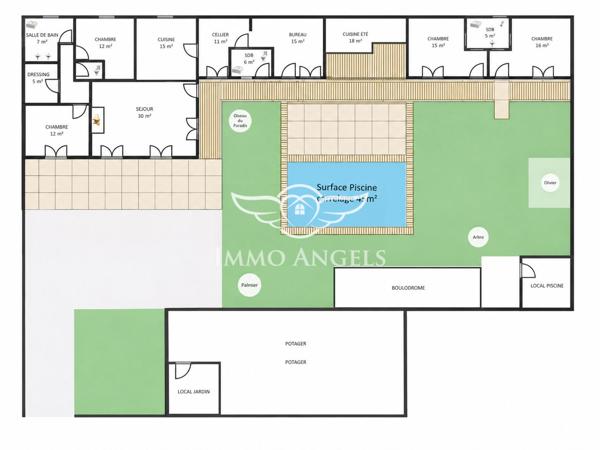 Frontignan La Peyrade – Villa de 143 m² avec piscine
