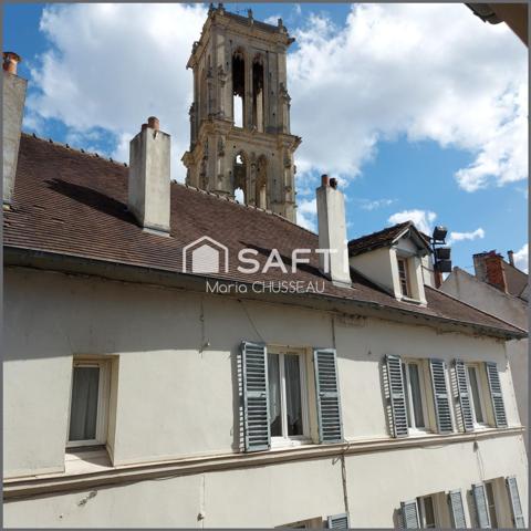 "Studio lumineux au cœur de Mantes-la-Jolie – Tout à portée de main"