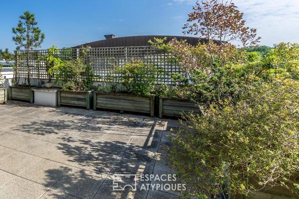 Appartement meublé de 98 m² à Carquefou avec superbe terrasse de 100 m²