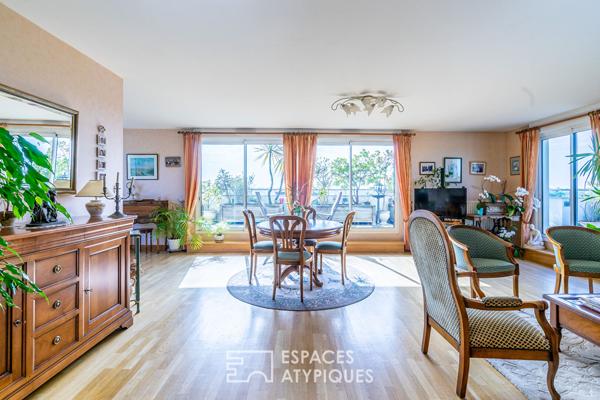 Appartement meublé de 98 m² à Carquefou avec superbe terrasse de 100 m²