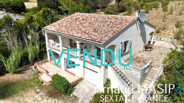 COQUETTE VILLA SUR LES HAUTEURS DE FA, TERRASSES, DOUBLE GARAGE, GRANGE, VUE PANORAMIQUE