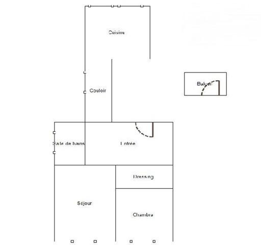 Appartement à vendre 2 pièces 46 m² Paris 14