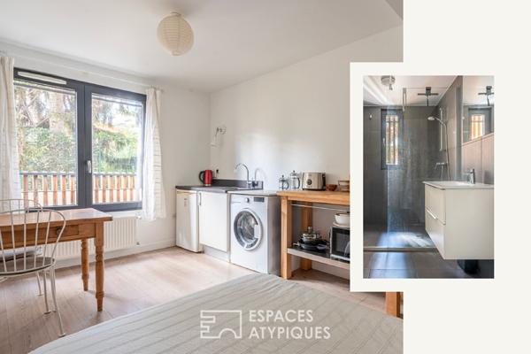 Loft en duplex avec jardin bucolique en coeur de ville