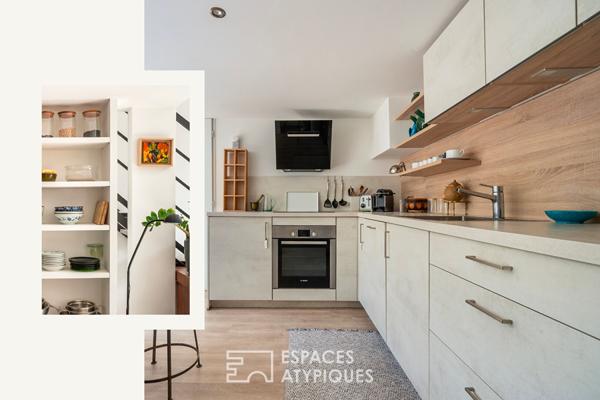 Loft en duplex avec jardin bucolique en coeur de ville