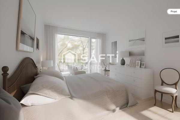 Bécon - Pont de Levallois. 4 pièces lumineux avec balcons. A rénover.